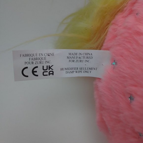 Zuru Rainbowcorns Unicorn Pink Plush 9" Stuffed Animal - Picture 8 of 8